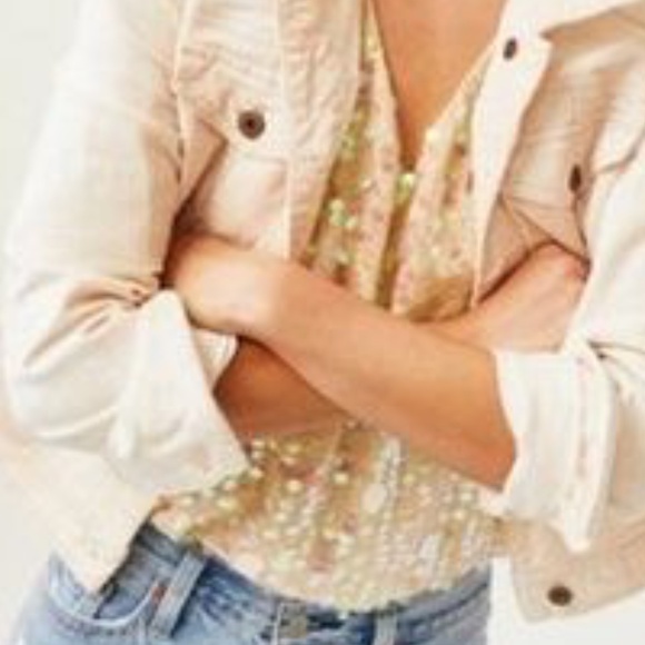 Gorgeous and fun Sequined, V-neck Swing tank by Moulinette Soeurs - size 4 - EUC - Picture 11 of 15